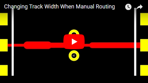 Changing Track Width When Manual Routing