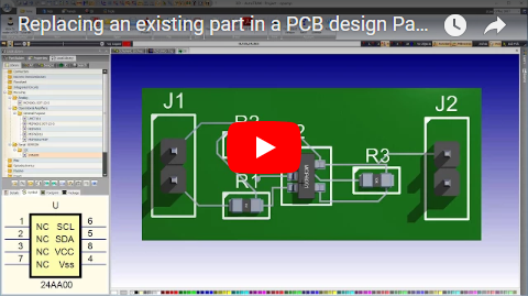 Replacing an existing part in a PCB design. Part 2.