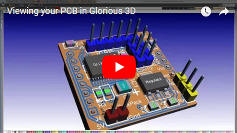 Viewing your PCB in Glorious 3D