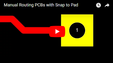 Manual Routing PCBs with Snap to Pad