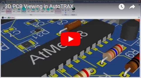 3D PCB Viewing in AutoTRAX DEX