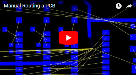 Manual Routing a PCB