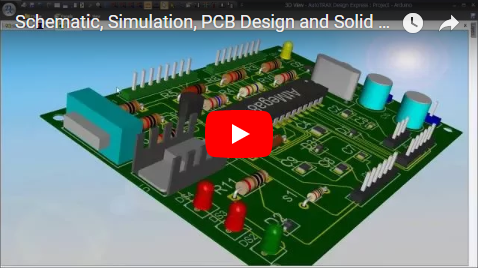 Schematic, Simulation, PCB Design and Solid Modeling