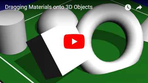 Dragging Materials onto 3D Objects