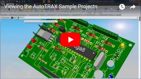 Viewing the AutoTRAX DEX Sample Projects