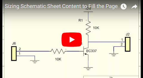 Sizing Schematic Sheet Content to Fill the Page