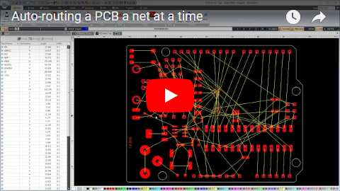 Auto-routing a PCB a net at a time