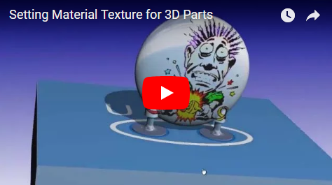 Setting Material Texture for 3D Parts
