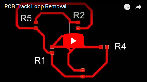 PCB Track Loop Removal